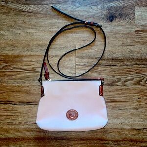 Dooney & Bourke Lt. Pink Nylon Pouchette Crossbody